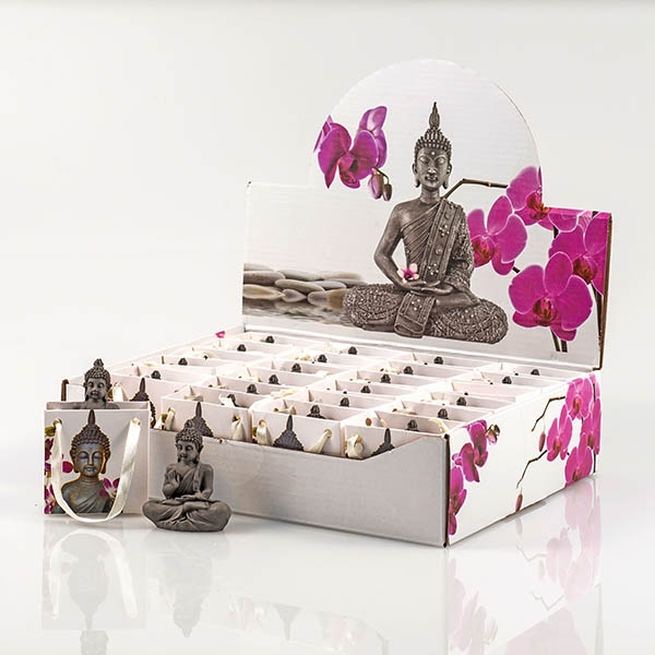 Buddha ŠTĚSTÍ - sada 24 x sošek